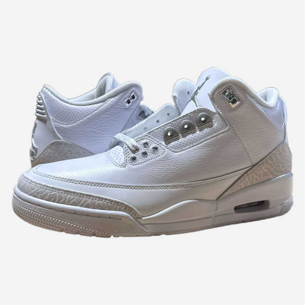 Jordan 3 Pure Money White