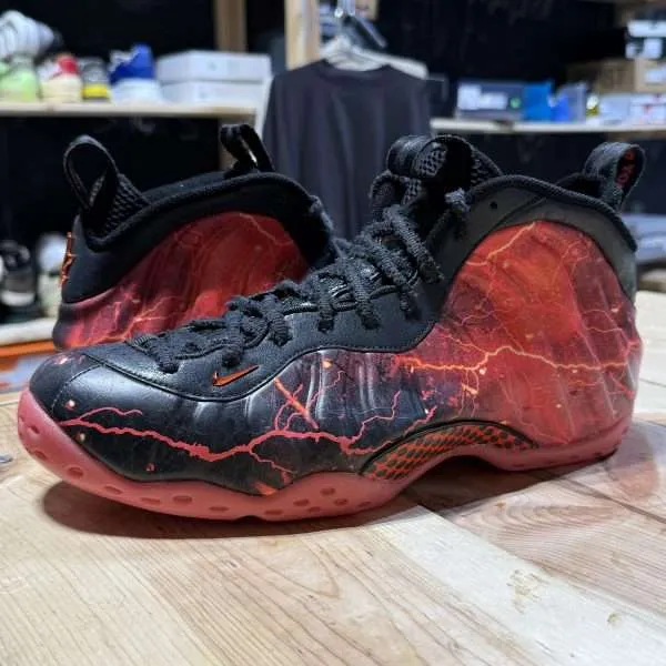 Nike Air Foamposite One PRM Black Bright Crimson